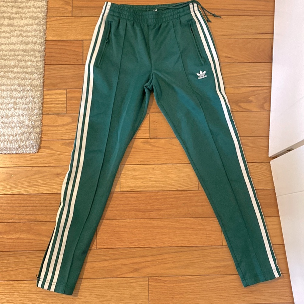 XS green Adidas track pants - Only worn once